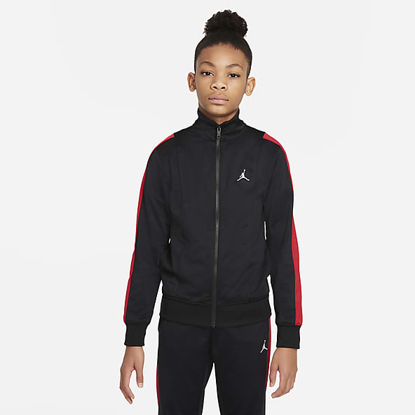 Black and red nike tracksuit clearance