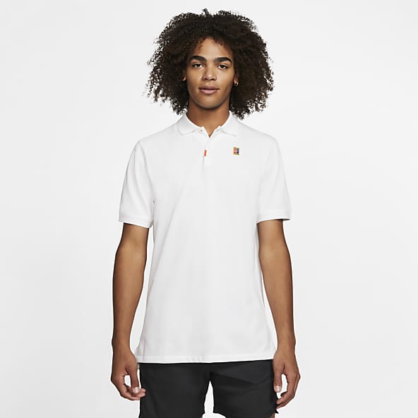 nike collarless polo