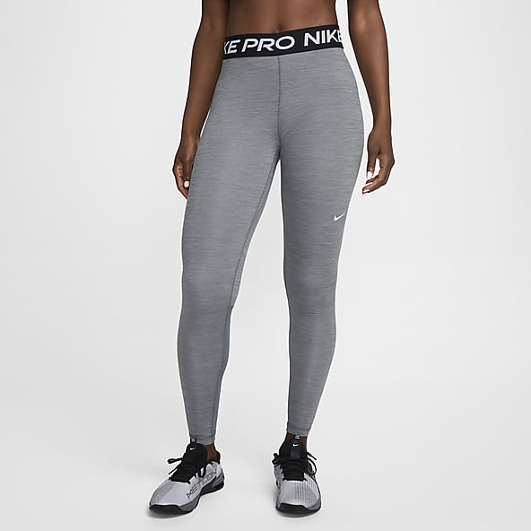 Nike Pro High Rise 7/8 Leggings Women's Black Red DA0570-010 Gym Yoga SMALL  $55