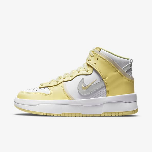 nike gold high top sneakers