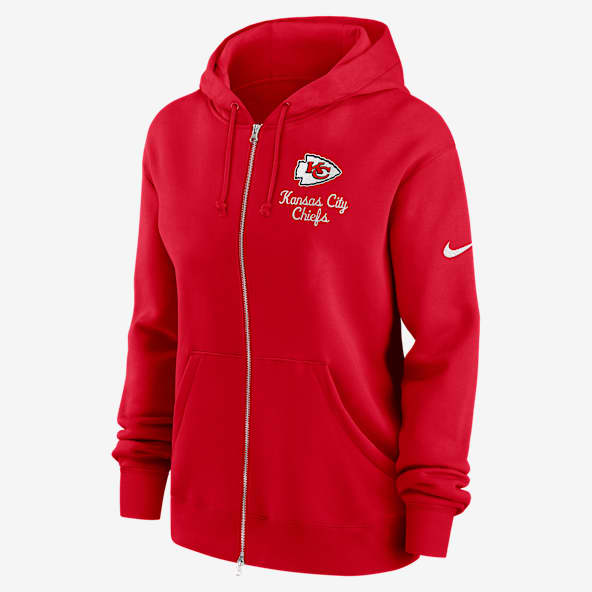 Kansas City Chiefs Phoenix Rewind Sudadera con gorro Nike de la NFL de cierre completo para mujer