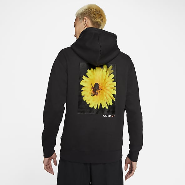 Nike hoodie with skulls and flowers clearance