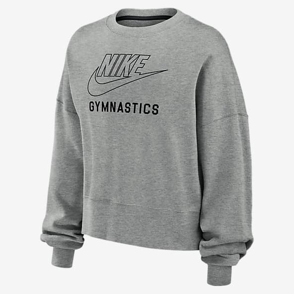 Nike Phoenix Fleece Sudadera de cuello redondo de gimnasia para mujer