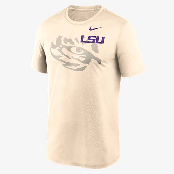 LSU Campus Legend Shadow Logo Men's Nike Dri-FIT College T-Shirt