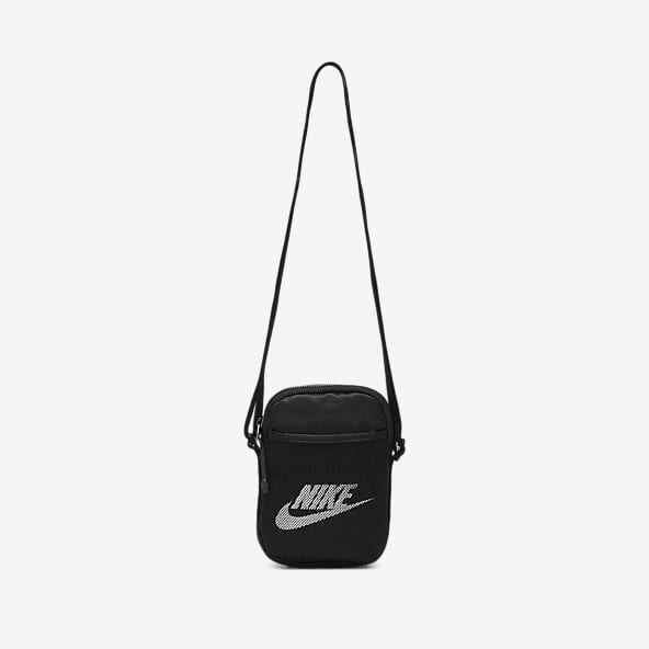 Nike Sportswear HERITAGE CROSSBODY BAG UNISEX - Sac bandoulière -  black/black/white/noir 