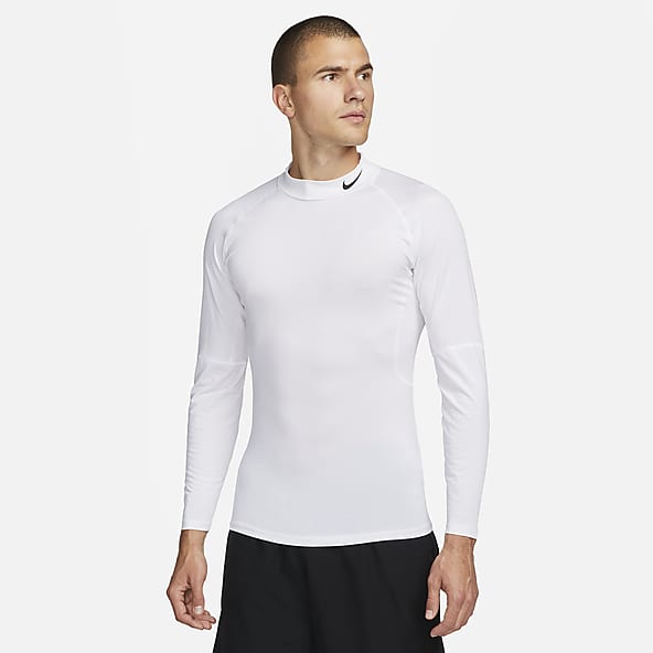 Nike Pro Sleeveless Compression Top - Black/White/White - Mens