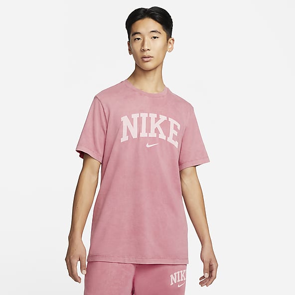 Pink nike shirt mens clearance