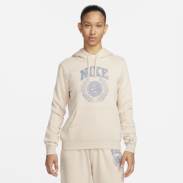 Nike Sportswear Club Fleece brown hoodie for men and women - NIKE