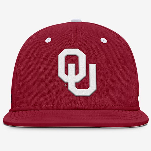 Oklahoma Sooners Dugout True Gorra universitaria Nike Dri-FIT ajustada para hombre