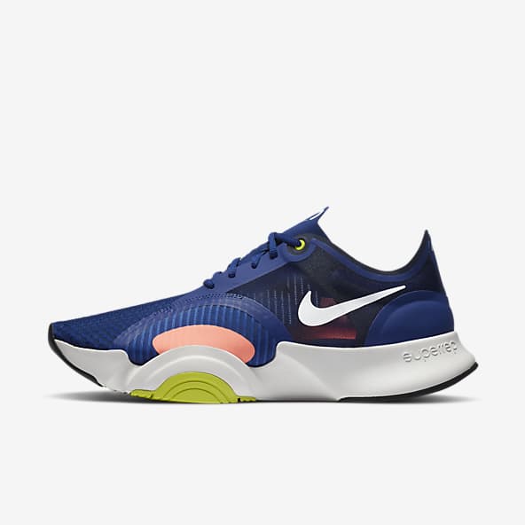 nike blue and black sneakers