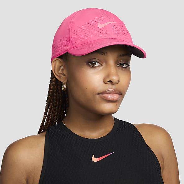 Hot pink nike visor cheap