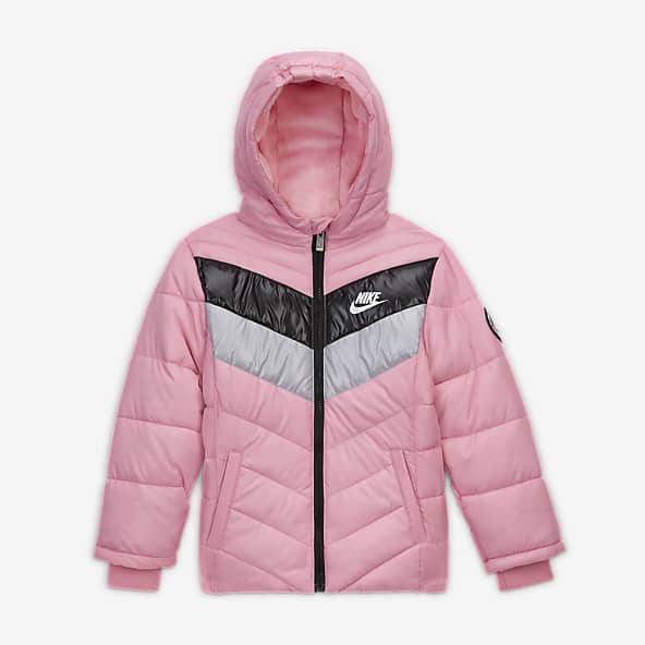 nike puffer jacket women's pink
