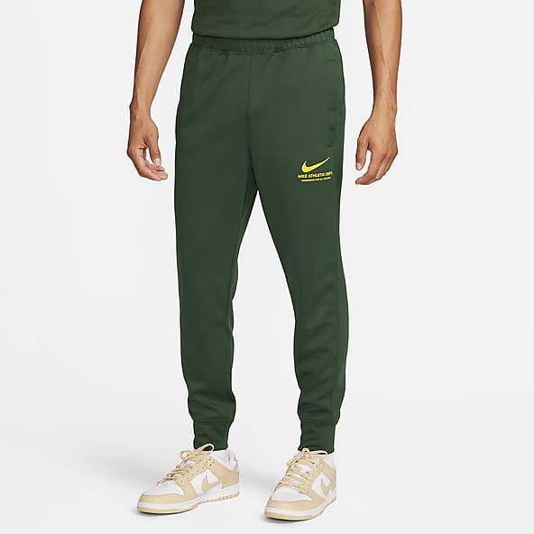 Mens green nike joggers sale