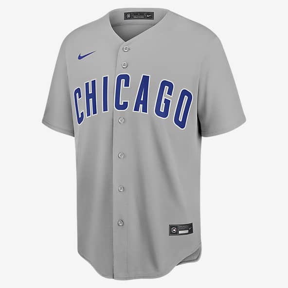 Chicago Cubs Nike Dri Fit Gray Sweatshirt Pullover Hoodie MLB