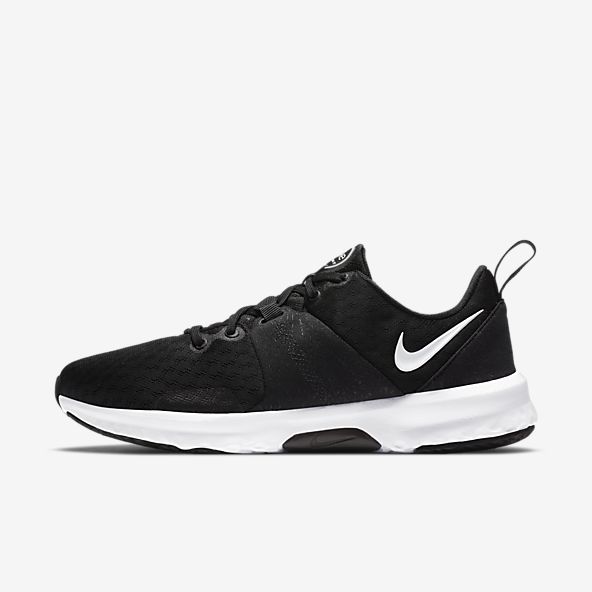 black nike womens gym trainers