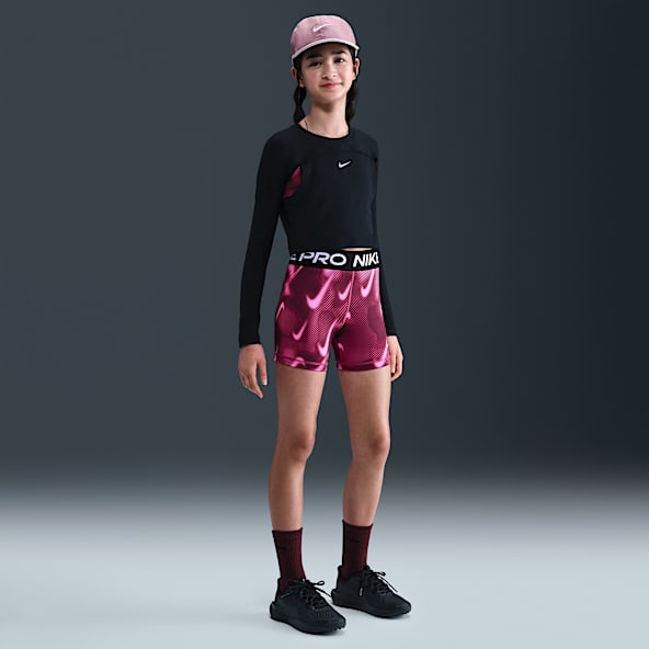 Nike Pro Dri-Fit Shorts (ca. 7,5 cm, ältere Kinder, Mädchen)