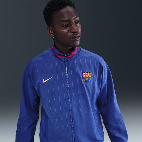 FC Barcelona Strike Home Chamarra Anthem de fútbol Nike Dri-FIT para hombre