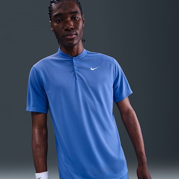NikeCourt Dri-FIT Polo de cuello en v de tenis para hombre
