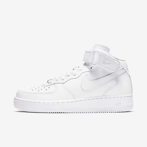 white nike air force 1 high tops