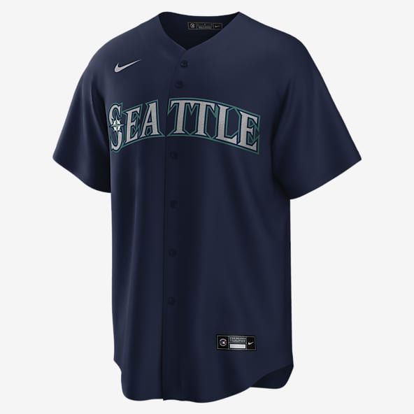 Seattle Mariners Nike Women's Alternate Custom Replica Jersey - Blue