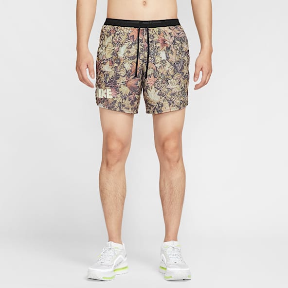 Nike Stride Men's Dri-FIT 18cm (approx.) Brief-Lined Printed Running Shorts