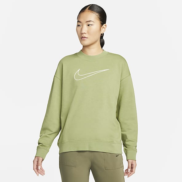 Mujer Verde Sudaderas con sin gorro. Nike US