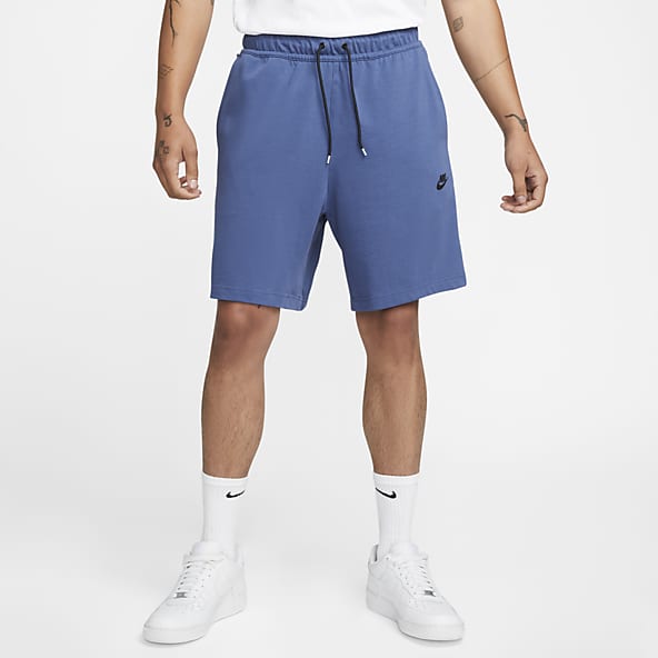 nike korte broek heren blauw