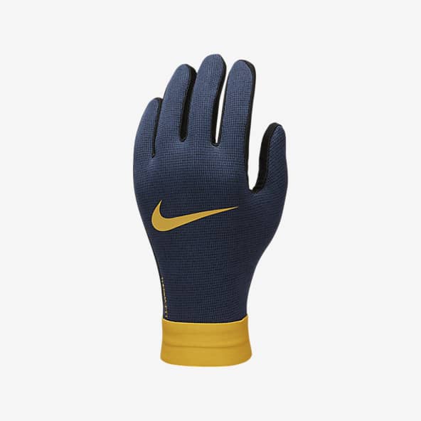 Gants gardien Nike Grip 3 bleu jaune sur