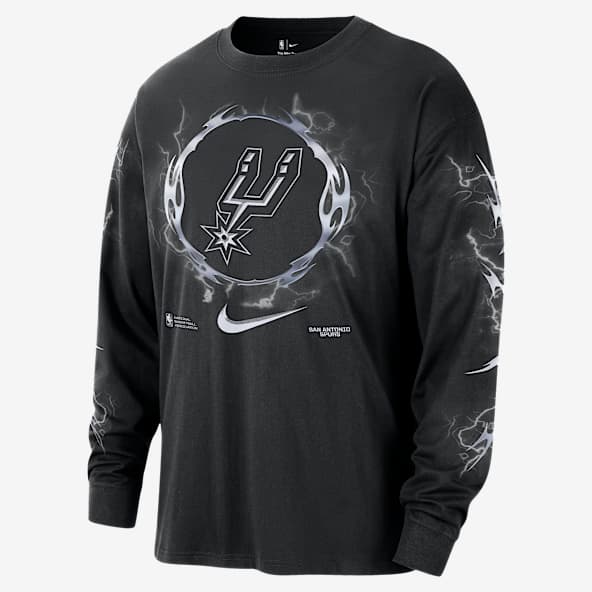 San Antonio Spurs Courtside Men's Nike NBA Long-Sleeve T-Shirt