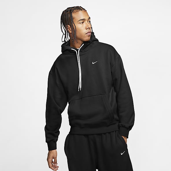 black nike essential hoodie