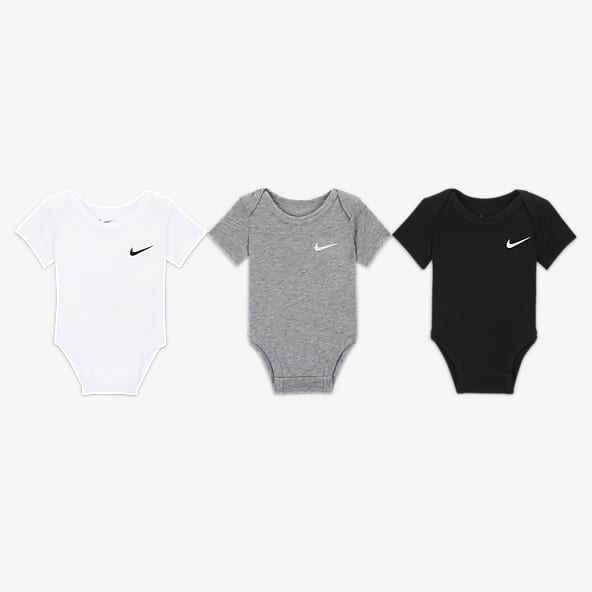 Ropa para bebés recién nacidos, conjuntos de ropa de campana de manga corta  con letras y ropa para bebés y niñas (blanco, 0-3 meses)