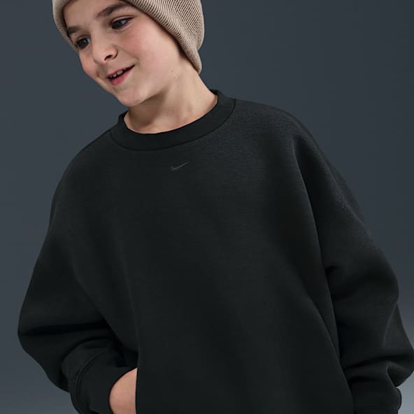 Nike Sportswear Tech Fleece Sweat oversize à col ras-du-cou pour ado (garçon)