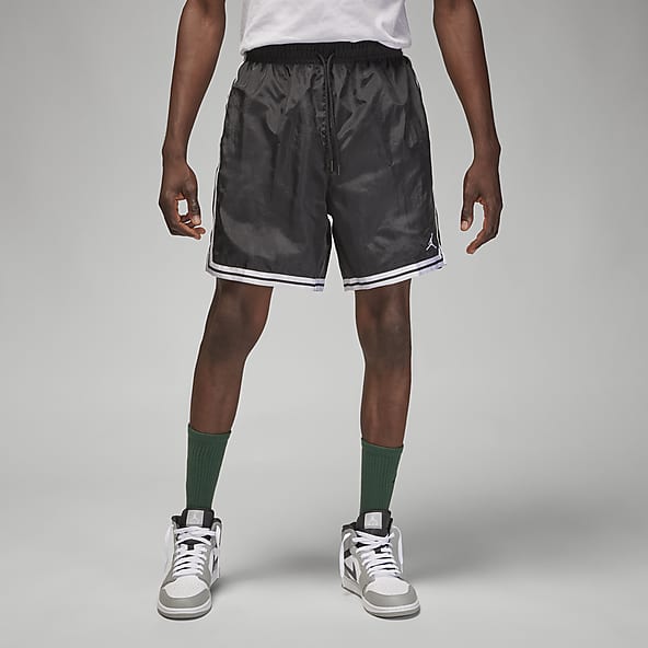 black and green jordan shorts
