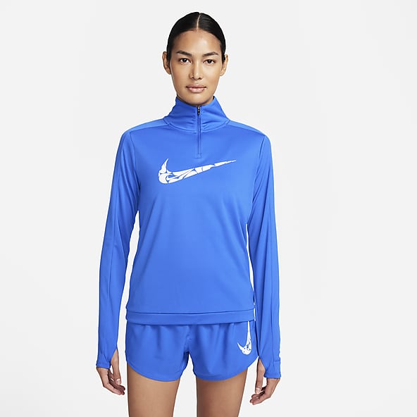 Nike Dri-FIT Swoosh Women's 1/4-Zip Long-Sleeve Running Mid Layer. Nike CH