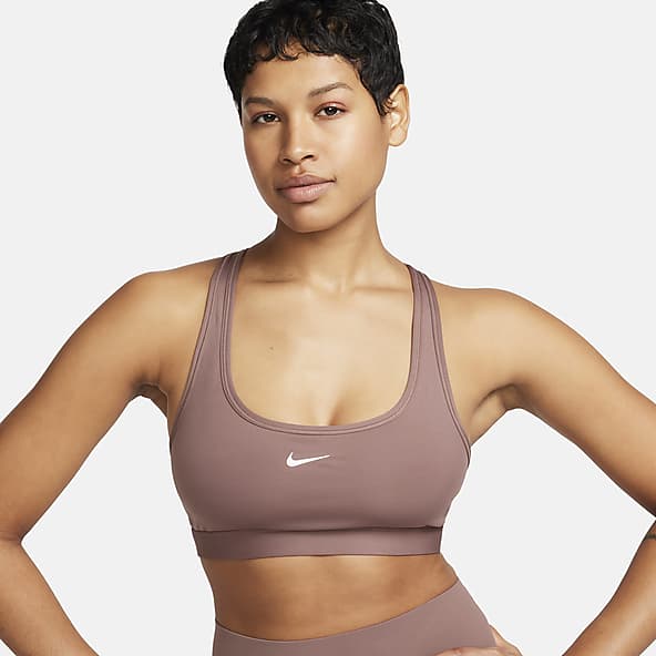 Nike Training Alate Minimalist Dri-FIT light support sports bra in white
