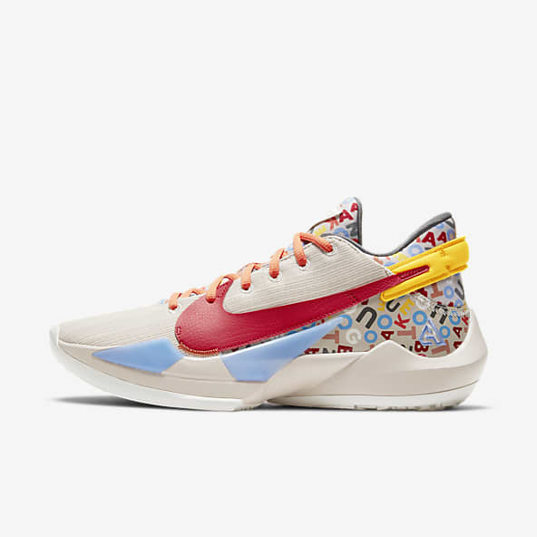 bright color basketball shoes