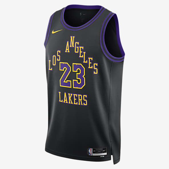 Lebron James Los Angeles Lakers City Edition 2023/24 Nike Dri-FIT NBA Swingman Trikot für Herren