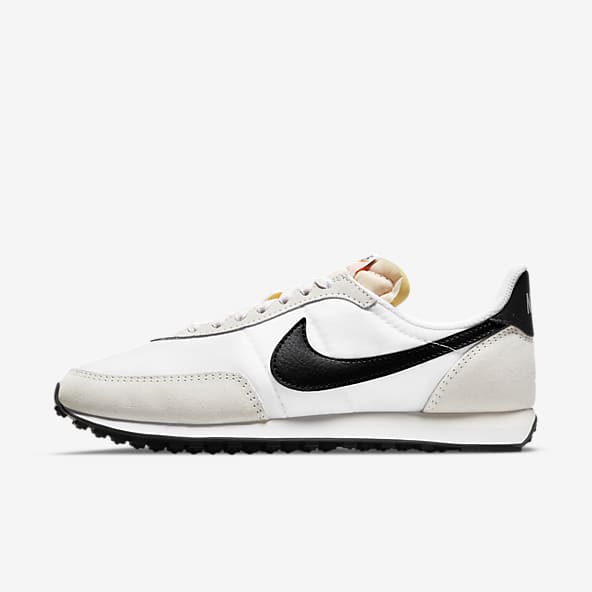 nike grey and white shoes