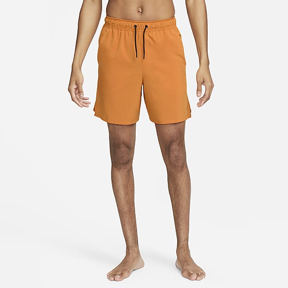 mens nike orange shorts