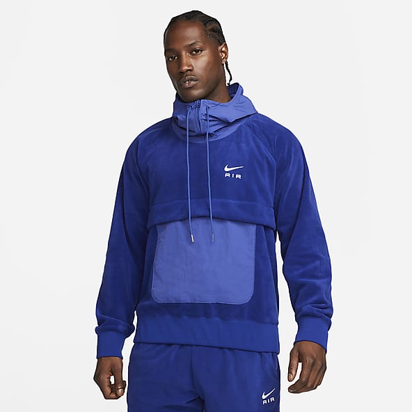 Blauwe hoodies en voor heren. Nike BE
