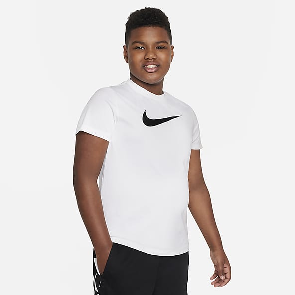 Nike Dri-FIT Men's Swoosh Training T-Shirt (Small, White)