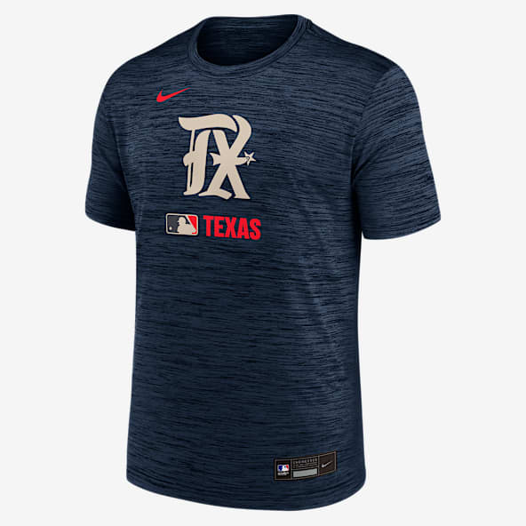 Texas Rangers Authentic Collection City Connect Velocity Men's Nike Dri-FIT MLB T-Shirt