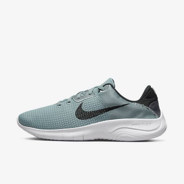 mens grey nike running shoes