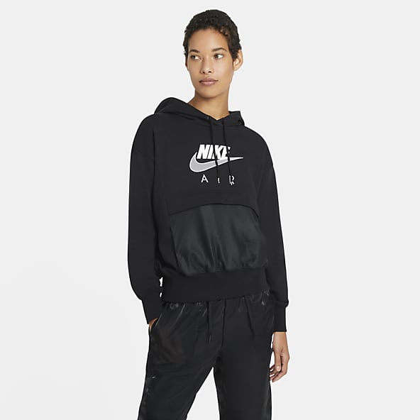 Femmes Noir Sweats A Capuche Et Sweat Shirts Nike Be