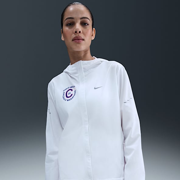 Nike Swift Chamarra de correr UV Repel para mujer