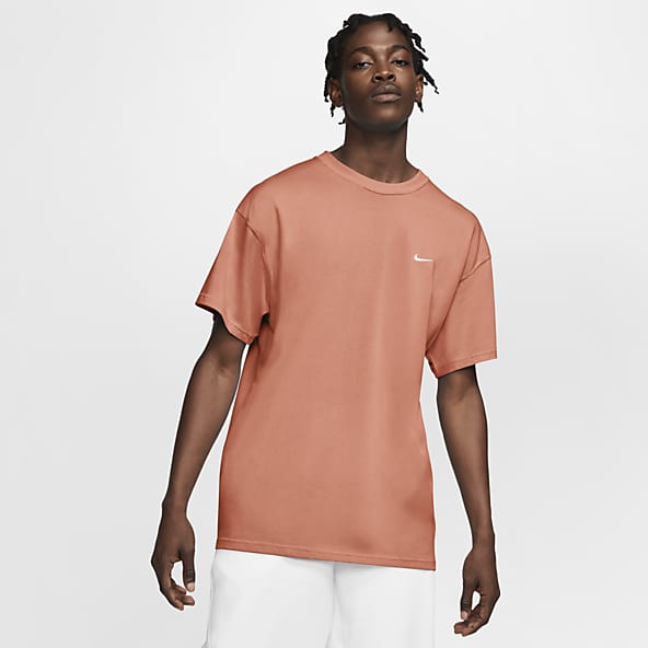 orange nike shirt men