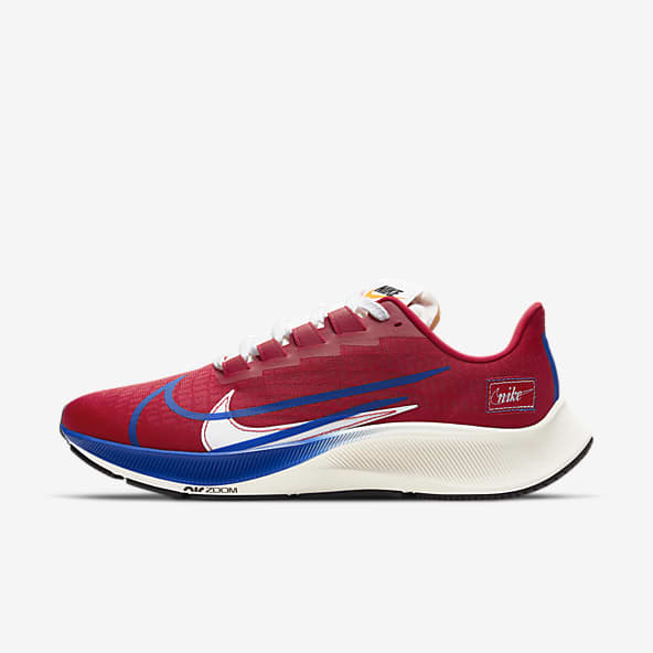 nike red blue shoes