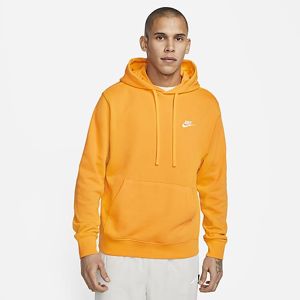 Yellow Hoodies Sweatshirts. Nike CA