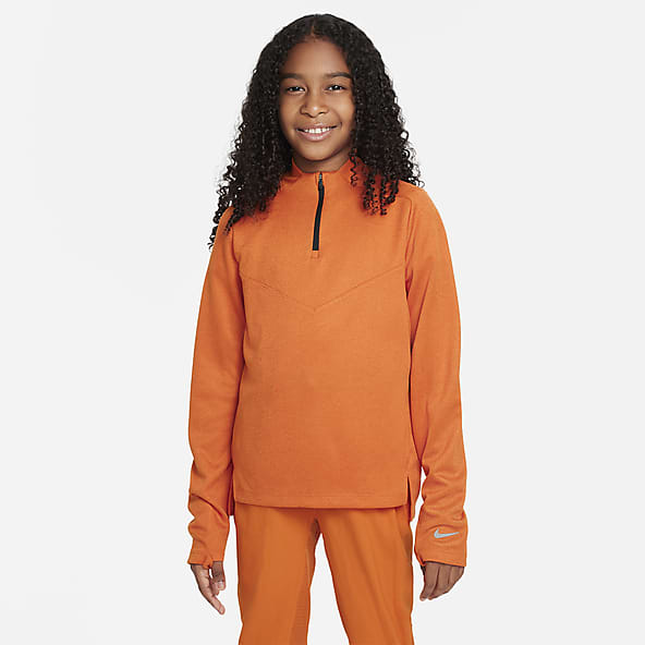 Camiseta térmica niño larga Nike naranja