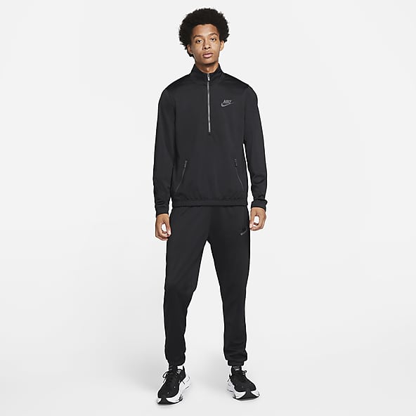 nike poly tracksuit red